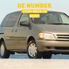 Rear Sliding Beige Door Handle Passenger Or Driver Side For Sienna Toyota 98-03