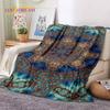 3D Lastest Nordic Turkish Bohemia Celt Soft Flannel Blankets,Throw Blanket Comfortable Blanket for Picnic Beds Sofa Home Bedroom