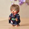 Kyugetsu Official Original Monchhichi In Kimono Boy Swordsman IPM-15-Z