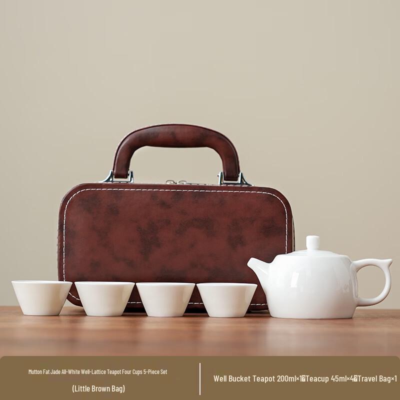Portable Outdoor Travel Ceramic Tea Set