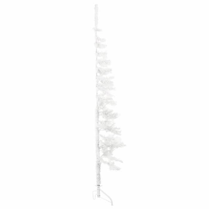 VidaXL Demi Sapin de Noël Artificiel Mince avec Support Arbre de Noël Décoration de Vacances Ornement de Fête Salon 344565