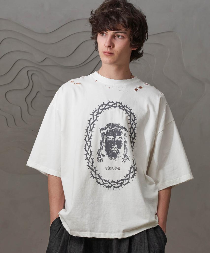 TENER Jesus Vintage T-Shirt (White)