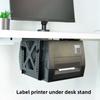 10-28cm Adjustable NAS Under Desk Mount - Holds 10-12KG, Metal Bracket for PC Case/Printer/Synology, Saves Space