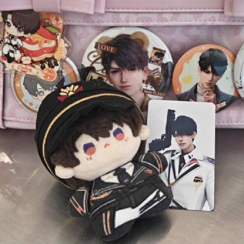 Кукла-периферия игры Love And Deepspace, персонаж Калеб, плюшевая игрушка 10 см, милая хлопковая кукла с принтом, шляпу можно снять, подарок на день рождения