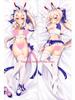 Dakimakura Anime Pillow Cover Ayanami Azur Lane Christmas 2-Side Print Pillowcase Hugging Body Cushion