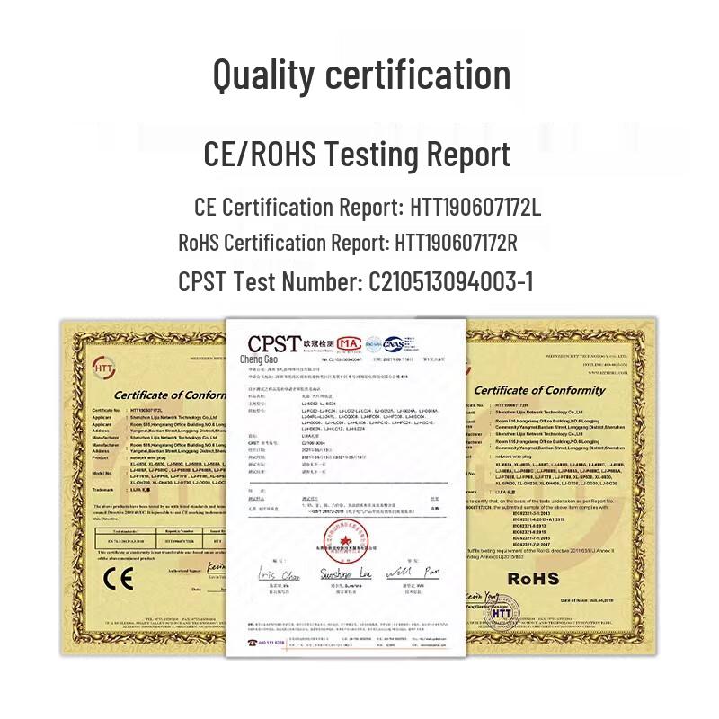 LIJIA LC-ST Multimode OM3 Fiber Optic Patch Cable
