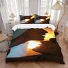 3Pcs Sunset Romance Bedding Sets For All Sizes New 3D Printed Bed Cover Comforter Duvet Cover Pillowcase Bedroom Decoration