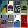 Крутой чехол для телефона G-Golf Car для Samsung S26,25,24,21,22,23,30,20,Ultra,Plus,Fe,Lite Черный Мягкий чехол