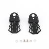 Cycling 1 Pair MTB Bike Folding Black Metal Footrests Bike Pedals Rear Seat Bicycle Foot Pegs