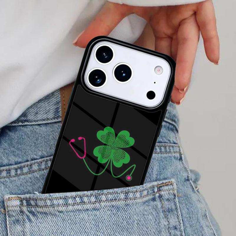 Логотип RN Медсестра Стетоскоп Чехол для телефона для iPhone 17ProMax 12 13 14 15 16e 17 Pro Max Plus Air Cover