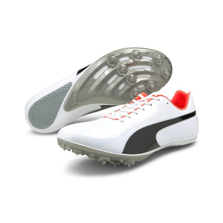 Puma EvoSpeed Sprint 10 White Black Unisex Sneakers Lava-Blast 193452-03