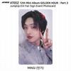 ATEEZ 12-й Мини Золотой Час Часть 3 JumpUp Ent Фотокарточка с автографом для фанатов KPOP K-POP