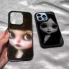 Темная милая кукла Девочка Жесткий пластиковый чехол для телефона Для Iphone 17 Air 16 15 14 13 12 11Pro Max PC TPU Чехол