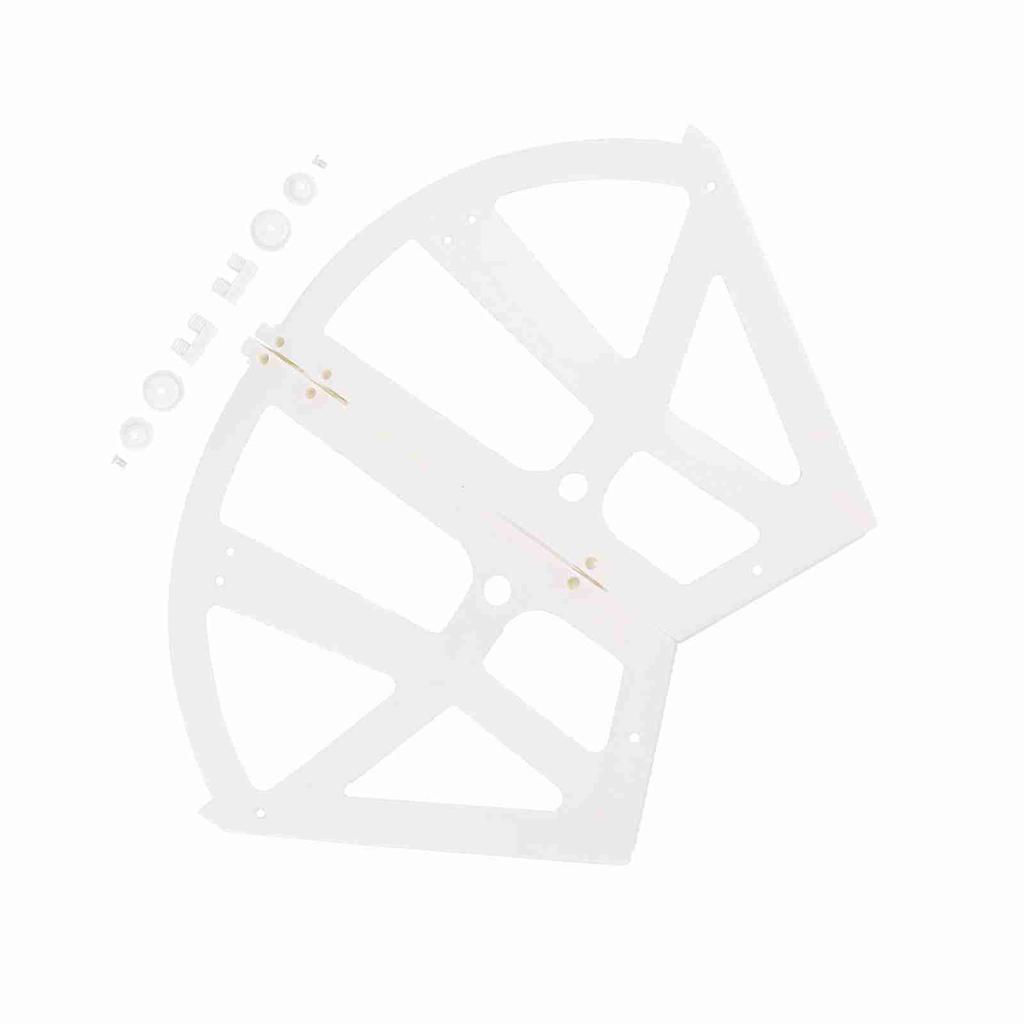 Home Plastic Hollowed Two Layers Shoe Cabinet Shelf Rack Holder Hinges Accessory