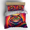 "Radiant Rainbow Feline Fantasy" Bedding sets Duvet covers Pillowcases(1* Duvet Cover 2* Pillowcases without duvet insert)