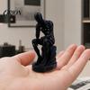 Медитативная статуэтка 3D-печатная фигурка Мыслителя, Полая статуэтка Мыслящего человека, Абстрактная скульптура для декора дома, офиса, книжной полки, рабочего стола, Цельная