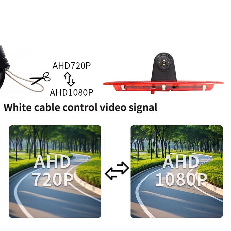 AHD 1080P Car Brake Light Rear View Reverse Camera For Ford Transit van 2015-2020 Waterproof Night Vision Backup Camera