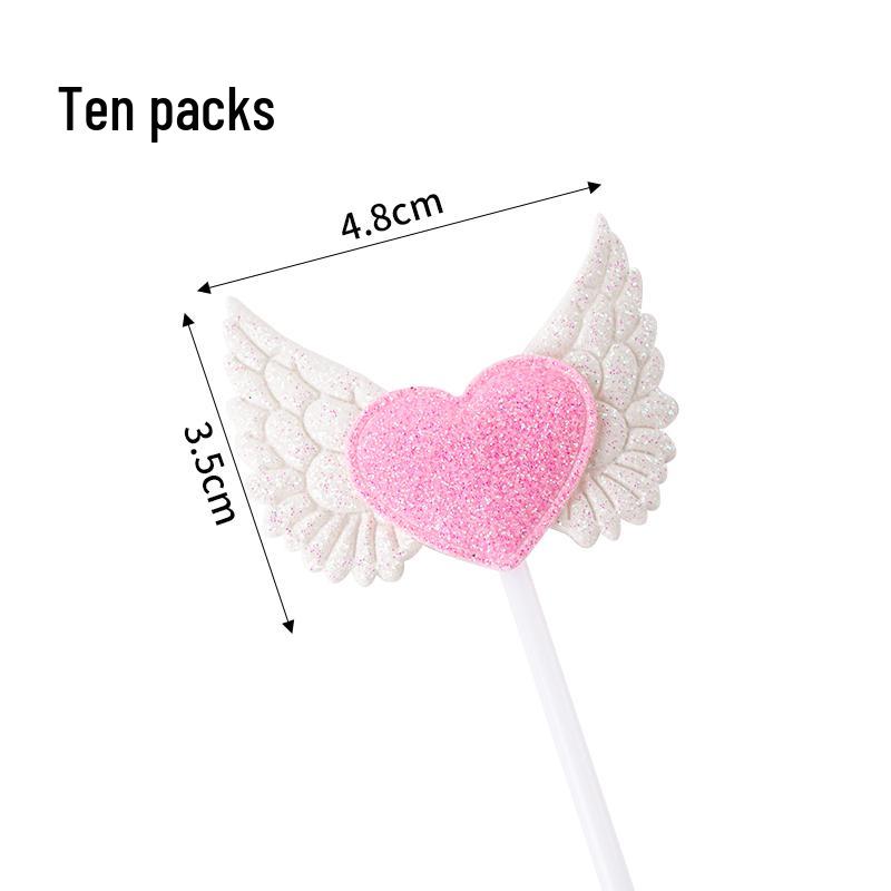 10 Топперов и украшений для торта в виде перьев ангельских крыльев