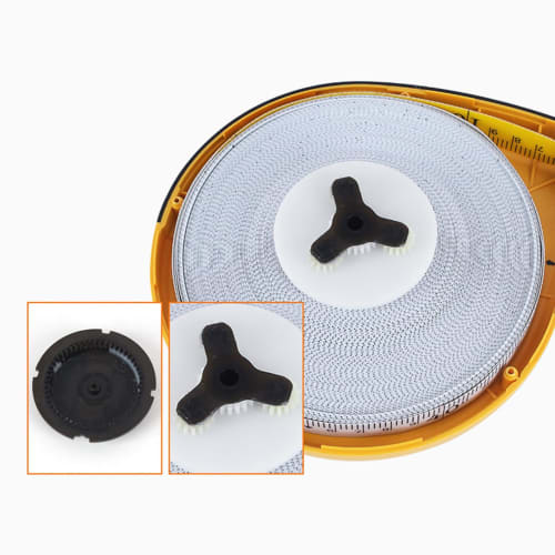 Measure Tape, Leather Tape Measure, 3x Faster Retraction, Surveying Tape Measure, 20m, 30m, 50m, Rust-Resistant, Durable, Ideal for Sports, Civil Engi