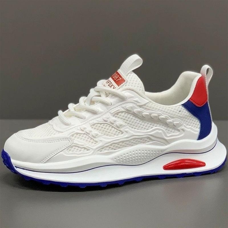 Men's shoes new summer breathable mesh white shoes casual men's light luxury mesh men's shoes