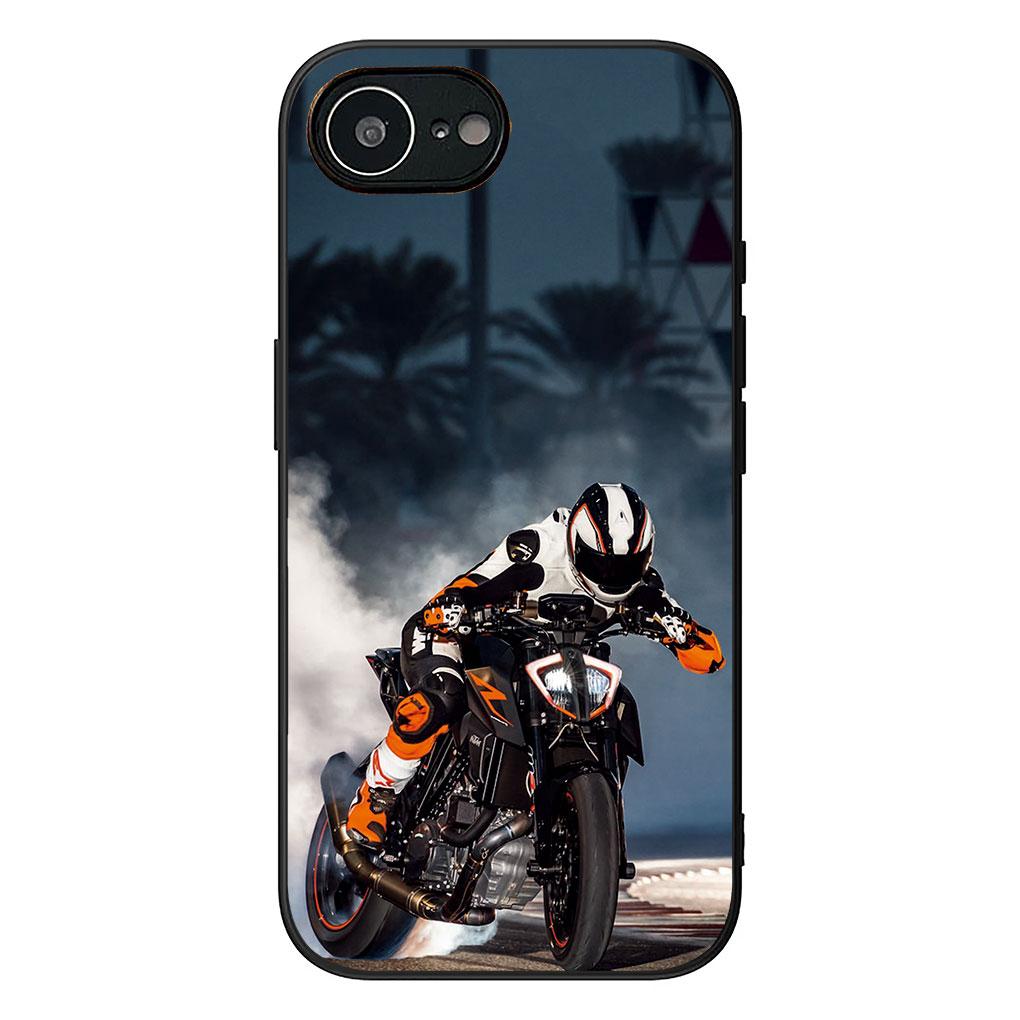 Soft Cover for Apple iPhone 17 16 14 15 Pro Max Plus 15+ 16E XR ProMax Air 16+ Coque Phone Case Motorcycle Sports Moto Cross