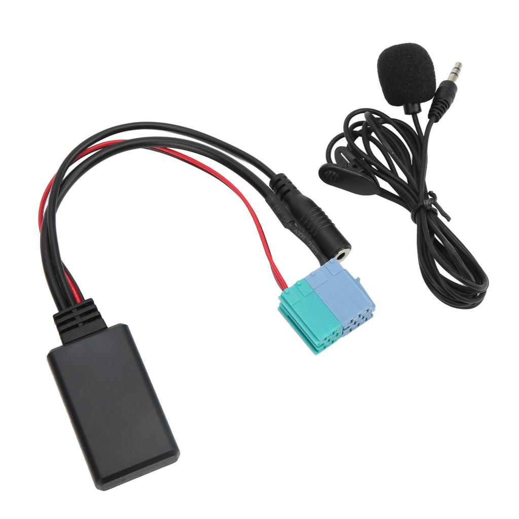 Car Bluetooth Module Audio Aux Cable Microphone MINI ISO Port for Stereo 8PIN 6PIN Port