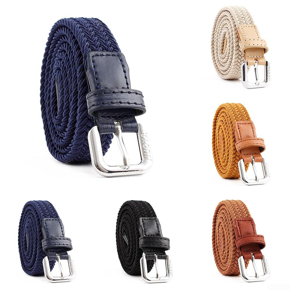 High Quality Children's Braided Webbing Elastic Belt Ideal for Boys and Girls