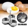 3 Grid Poached Egg Maker Stainless Steel Reusable Egg Boiler Non-Stick Easy Release Egg Casserole Pot Kitchen Accessories