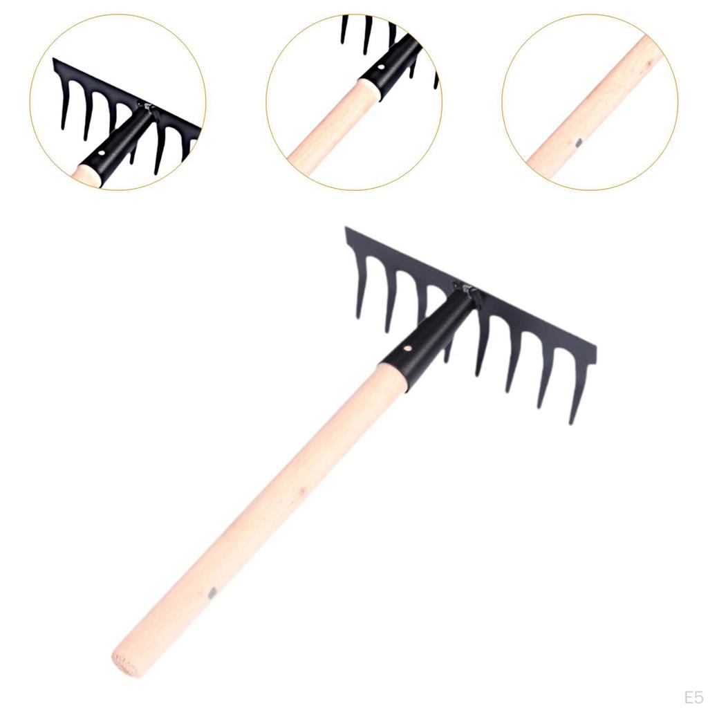 Садовые грабли с когтями, легкая деревянная ручка, прочная песчаная раковина, морская вода для ловли