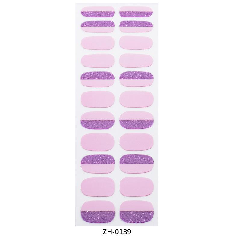 New French Manicure Stickers Waterproof Line Nail Stickers Decorative Full Stickers
