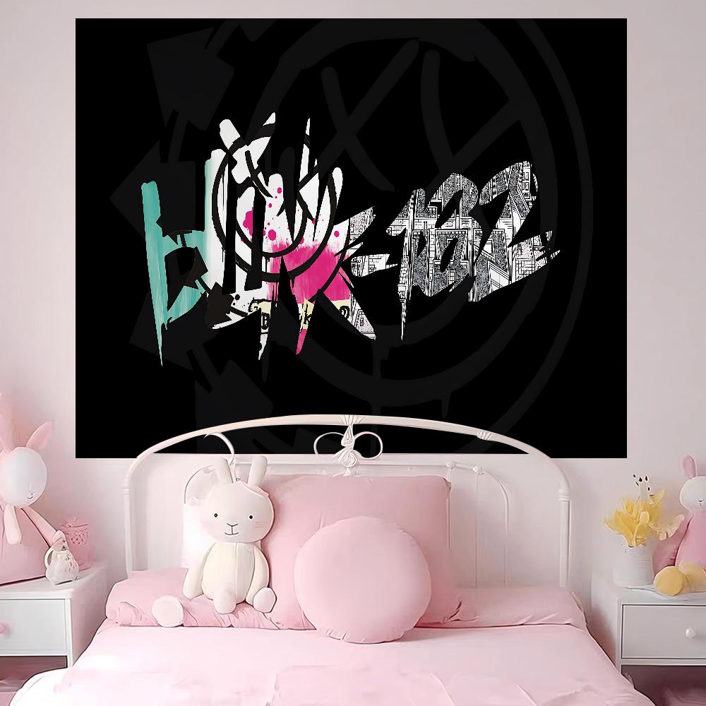 BBLINK182 Band DIY Wall Tapestry For Living Room Home Dorm Decor Wall Art Decor