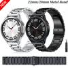 22 мм 20 мм Металлический ремешок для Samsung Galaxy Watch 6/5/4/3 Classic Huawei Watch 4 Pro/GT4/3/2e Браслет Ремень Amazfit GTR 4/GTS Ремешок