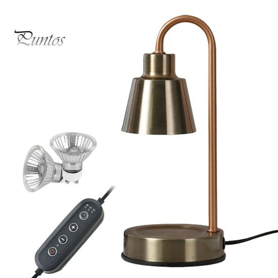 Лампа-подогреватель свечей с таймером, мягкое свечение, без мерцания, регулируемая яркость, ароматизированный восковой расплавитель, светодиодная прикроватная лампа, декор