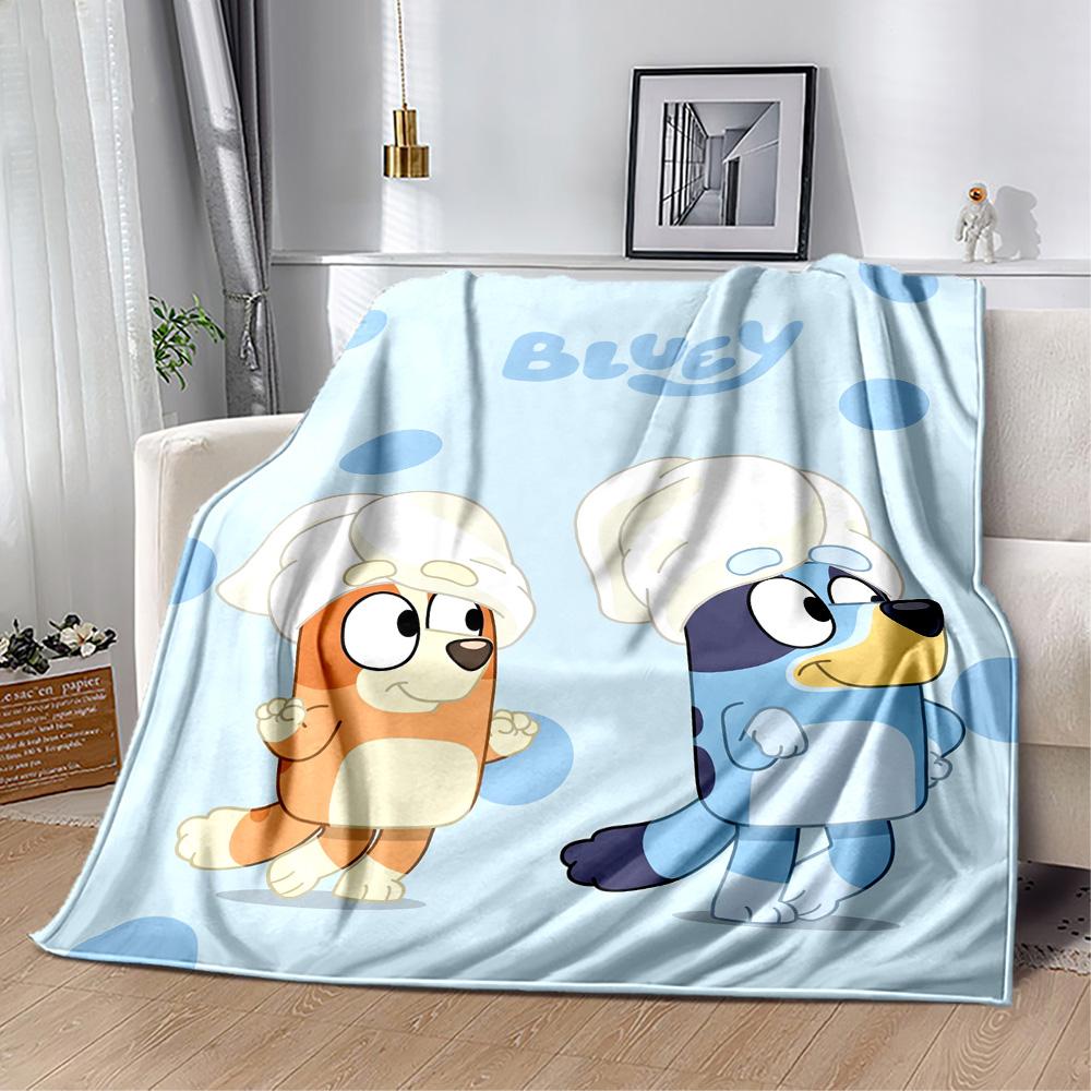 Blue Dog Adventure Blanket Soft Warm Cozy Great for Couch Livingroom Sofa for All Occasions Warmthful Decor Birthday Christmas Gift Blanket