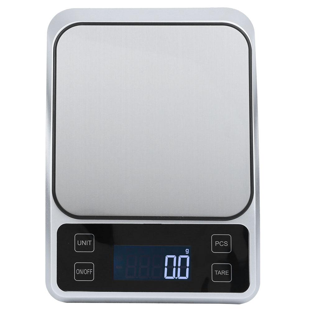 5kg/0.1g Multifunction Stainless Steel Digital Kitchen Scale Electronic Food Weight Scale for