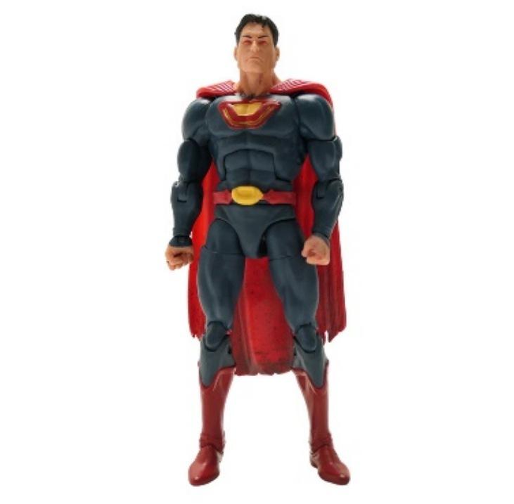 Justice League Superman Robin Car Mount Action Figure Toy Model, Comic Hero Superman Series, Collectible Display Desk Decor