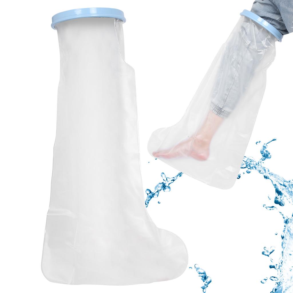 65 см Гипсовая повязка для ног взрослых Водонепроницаемая эластичная защита для душа для ран на ногах