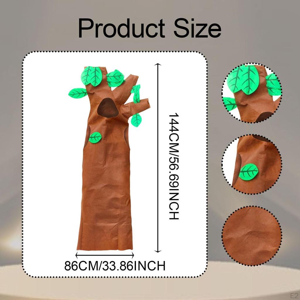 Tree Kids Costume Decorative Unisex Suits for Halloween Role Play Children's Day