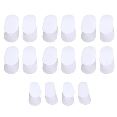 8 пар в коробке Силиконовый разделитель пальцев ног Облегчение боли Корректор вальгусной деформации большого пальца стопы Разделитель перекрывающихся пальцев ног