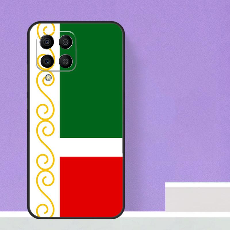 Чеченский флаг Чеченский волк для Samsung Galaxy M15 M55 M13 M33 M53 M21 M31 M51 M30s M20 M14 M34 M54 M12 M32 M52 чехол