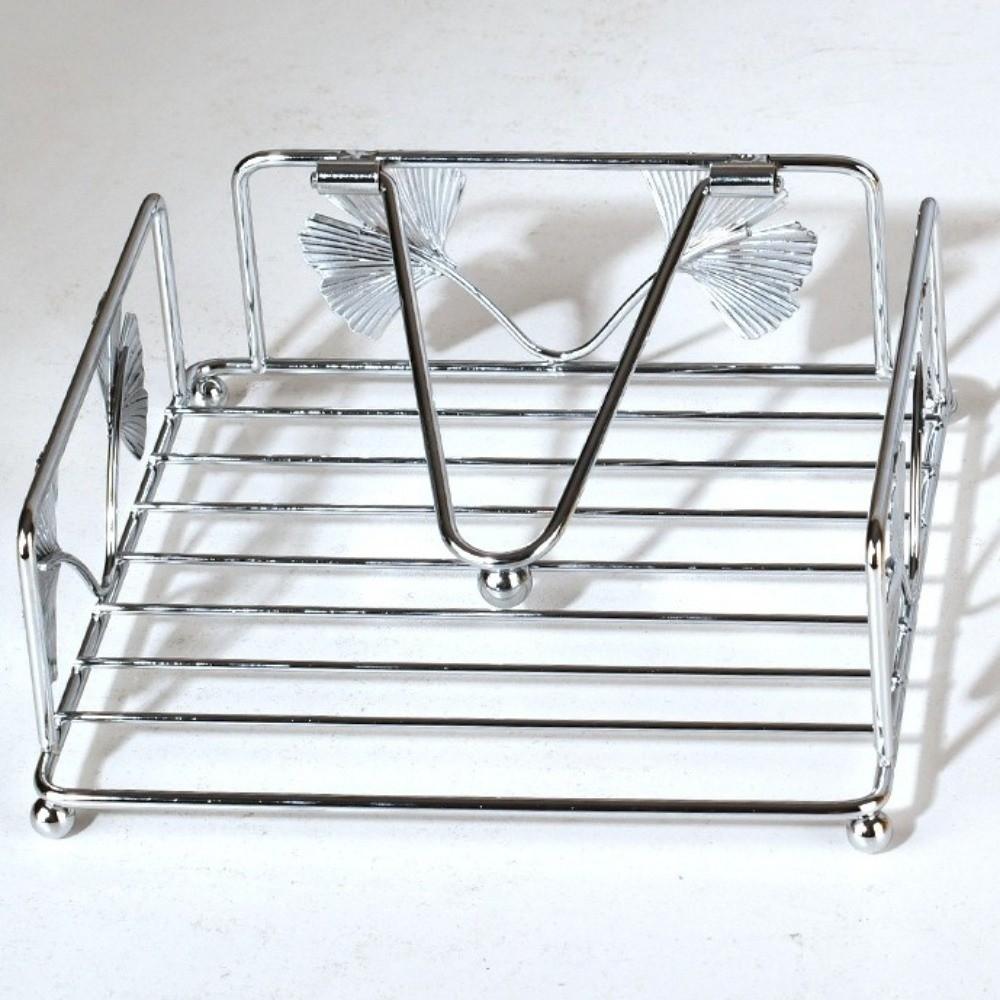 Hollow Out Napkin Holder Vintage Napkin Tray Sturdy Paper Organizer Desktop Placement