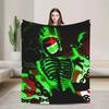 Forsaken xm Comfortable Quality Throw Blanket for Bed Sofa Car Chair  Warm Winter Travel Blanket Funny Bedspread