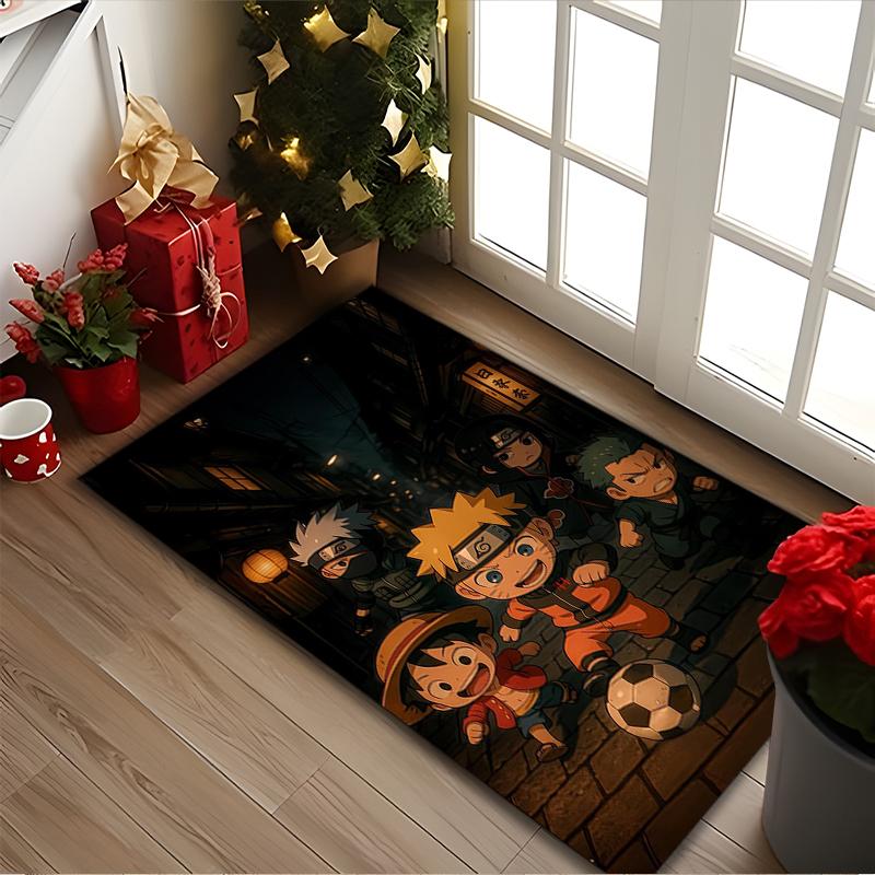 [1pc naruto Office Carpet] Easy Maintenance Chair Rug for Conference Room Use, Durable Area Sofa Floor Mat