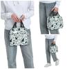 Cat Heads Witch Element And Skeleton Insulated Lunch Bag for Office Cooler Thermal Food Box Tote Portable Lunch Boxes Container
