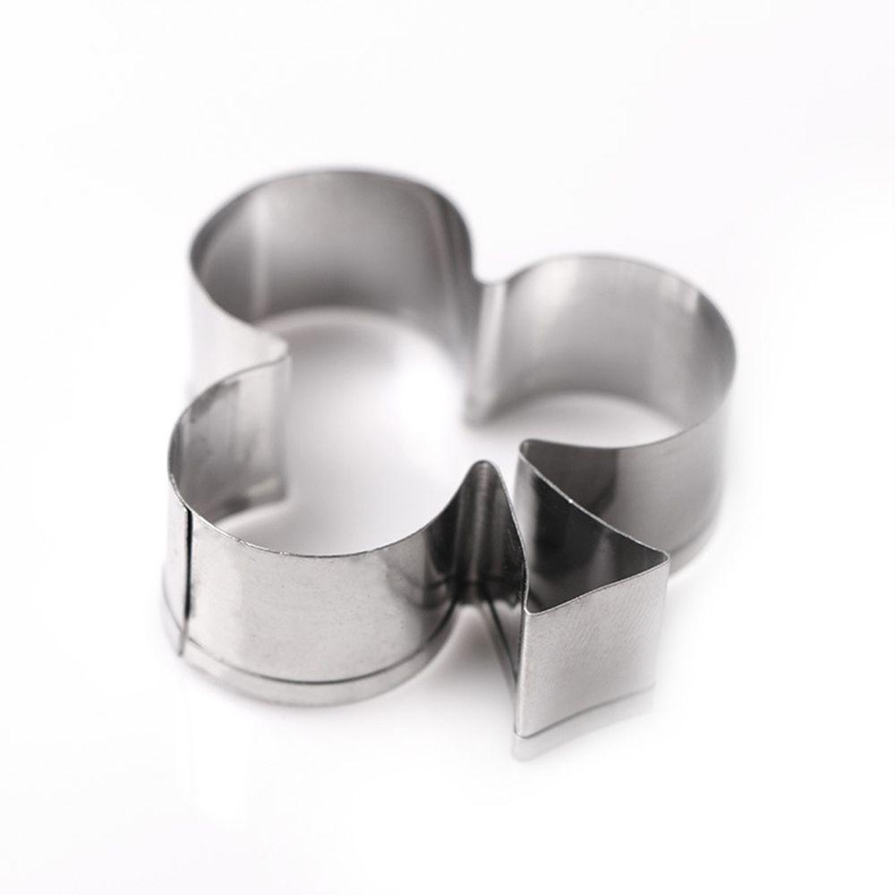 Tools Fondant Cake Heart Poker Biscuit Mould Playing Cards Shape Stainless Steel Cookie Cutter