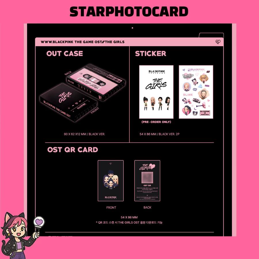 [READY STOCK] BLACKPINK - THE GAME OST [THE GIRLS] Reve Ver.