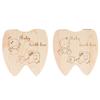Baby Boys Girls Keepsake Wood Tooth Fairy Box Milk Teeth Organizer Storage Box