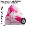 Rechargeable LED Cap Unisex Hat with Light Fleece Lined Beanie Warm Knit Hat Christmas Gifts for Men Husband Women Outdoor