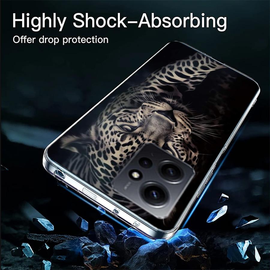 Majestic leopard Phone Case For Redmi 12 13C 12C 15C 9 10 10C Note 13 Pro Plus 14 15 Pro 9T 9C 9A TPU Soft Cover Clear Cell Case