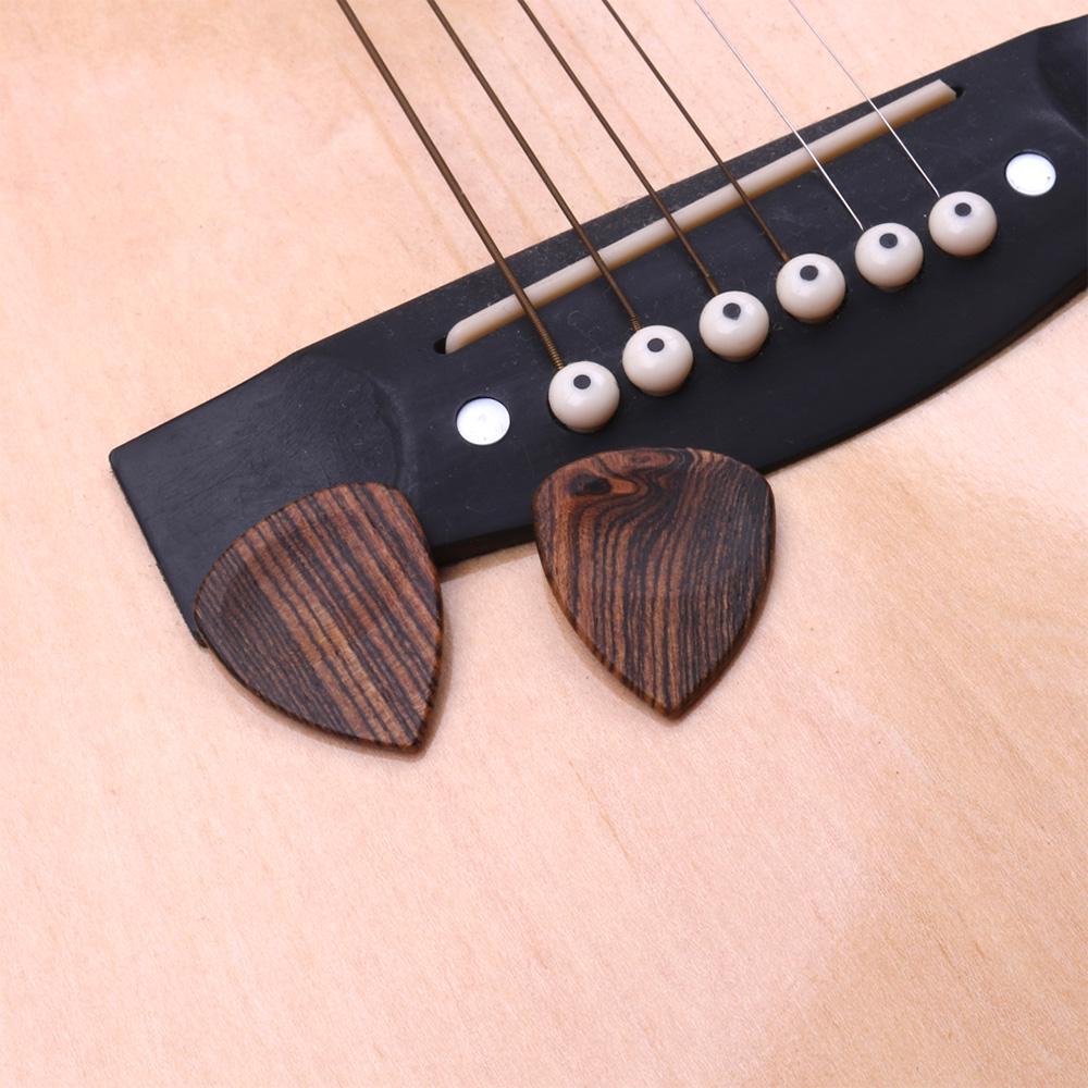 2шт деревянные медиаторы плектр для акустической гитары укулеле Bocote Wood